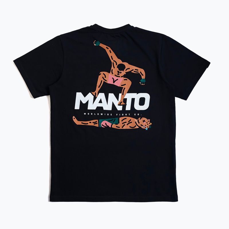 MANTO vyriški marškinėliai Stomp black 2