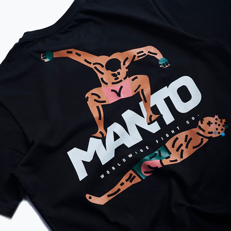 MANTO vyriški marškinėliai Stomp black 4
