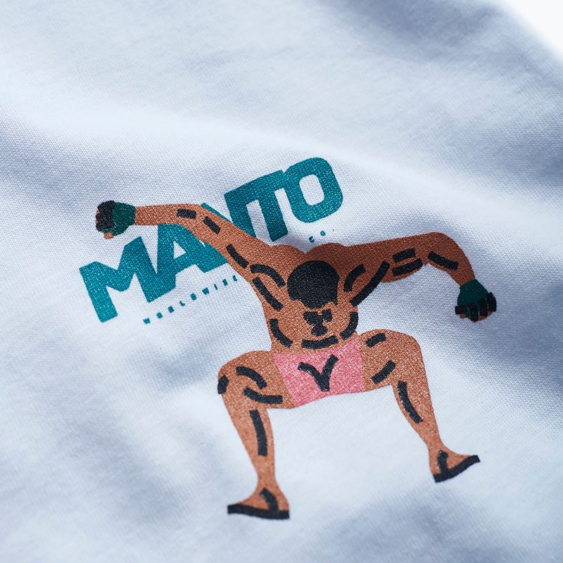 MANTO vyriški marškinėliai Stomp white 3