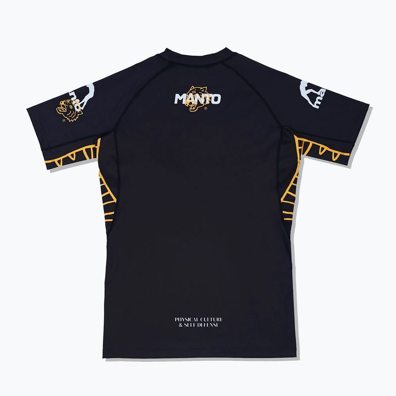 Marškinėliai MANTO Rashguard Wildcat juodi 2