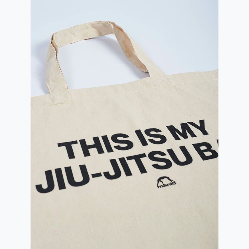 Krepšys MANTO Jiu Jitsu Tote smėlio spalvos 2