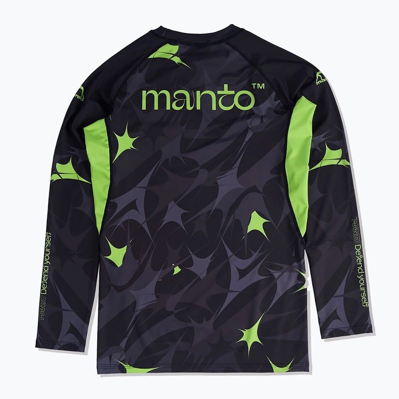 Marškinėliai MANTO Long Sleeve Rashguard Terra juodi 2