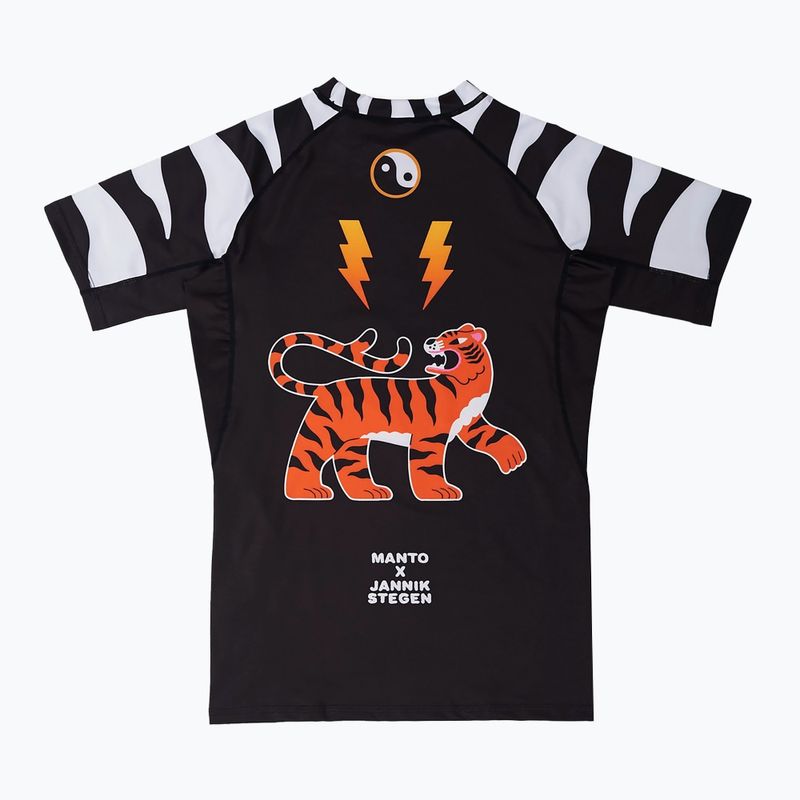 Marškinėliai MANTO Tiger's Tail Rashguard juodi 2