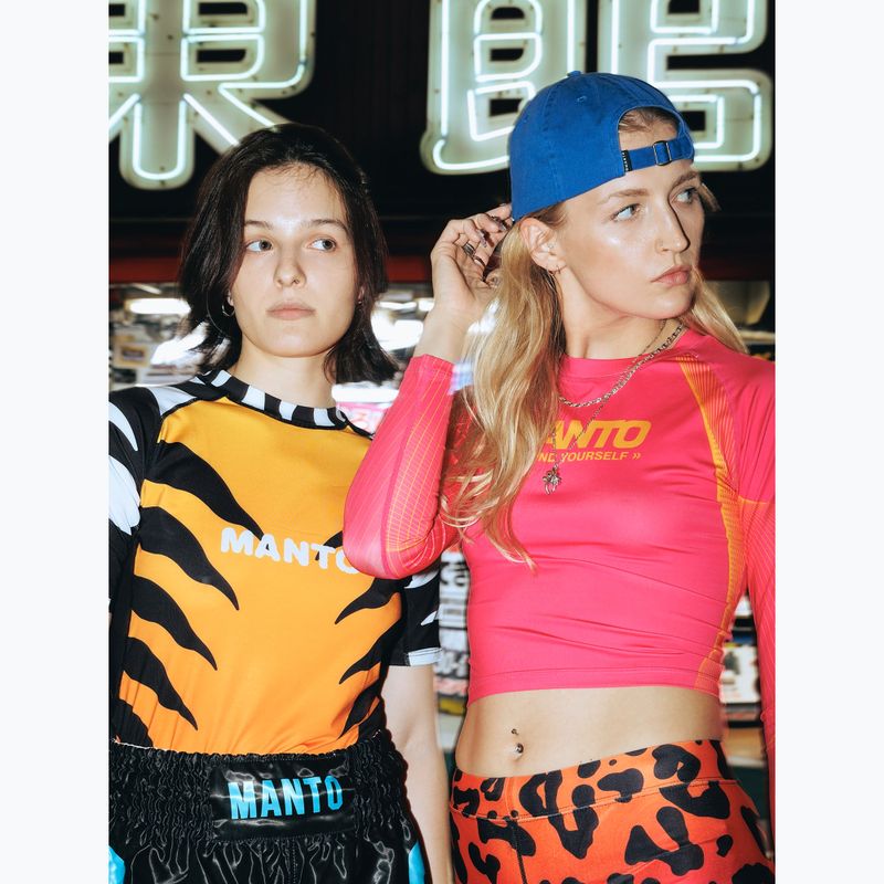 Marškinėliai MANTO Tiger's Tail Rashguard juodi 5