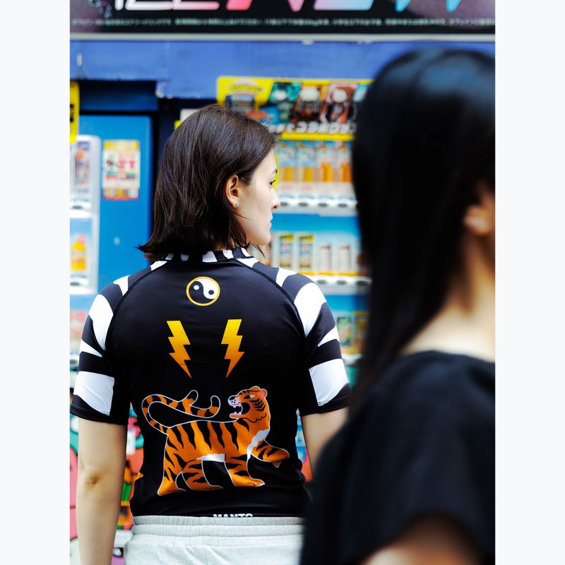 Marškinėliai MANTO Tiger's Tail Rashguard juodi 6