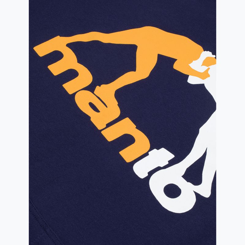Vyriškas džemperis MANTO Logo Hoody tamsiai mėlynas 3