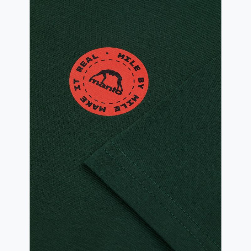 Vyriški marškinėliai MANTO Stamp 25 pušies žalia 3