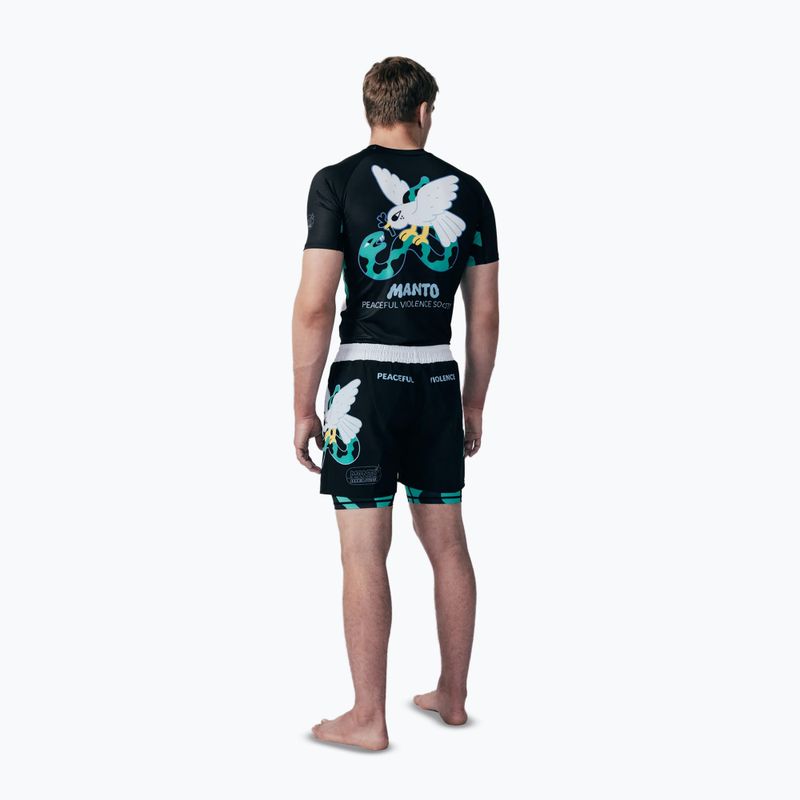 Vyriškas rashguard MANTO Dove juodas 2