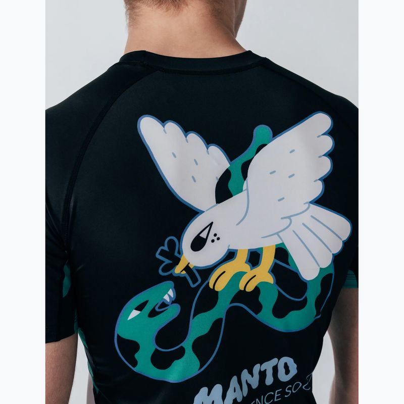 Vyriškas rashguard MANTO Dove juodas 3