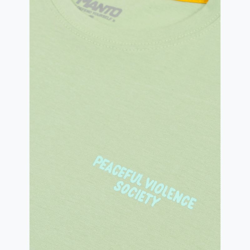 Vyriški marškinėliai MANTO Society 25 laimo spalvos 3