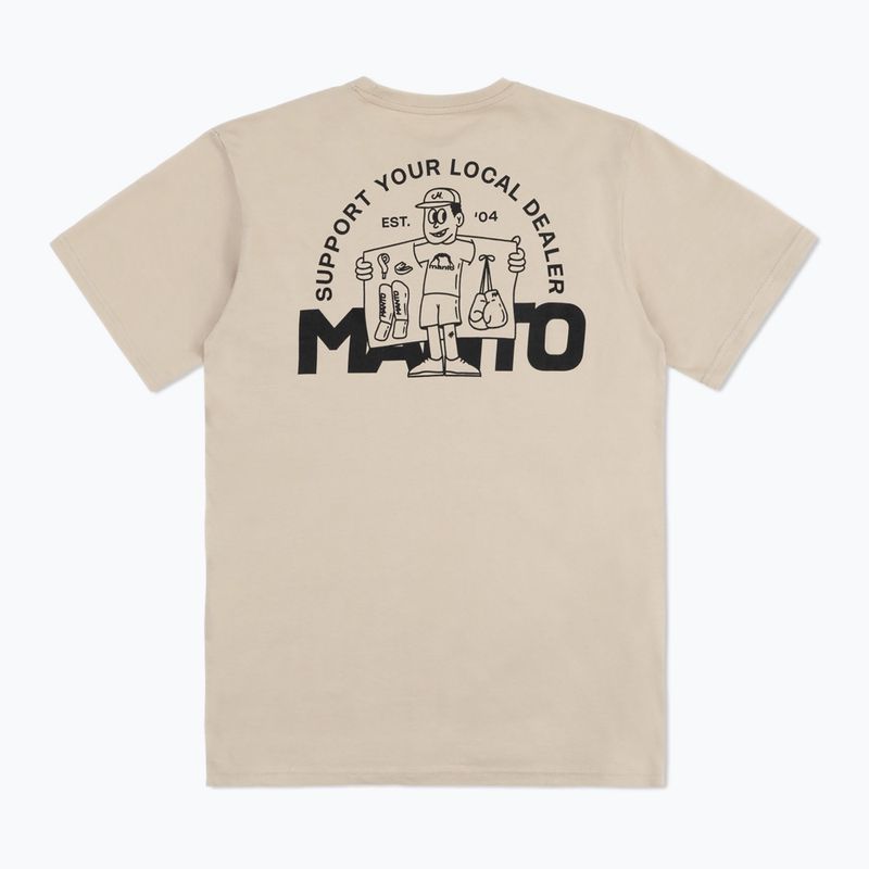 Marškinėliai MANTO Dealer smėlio spalvos 2