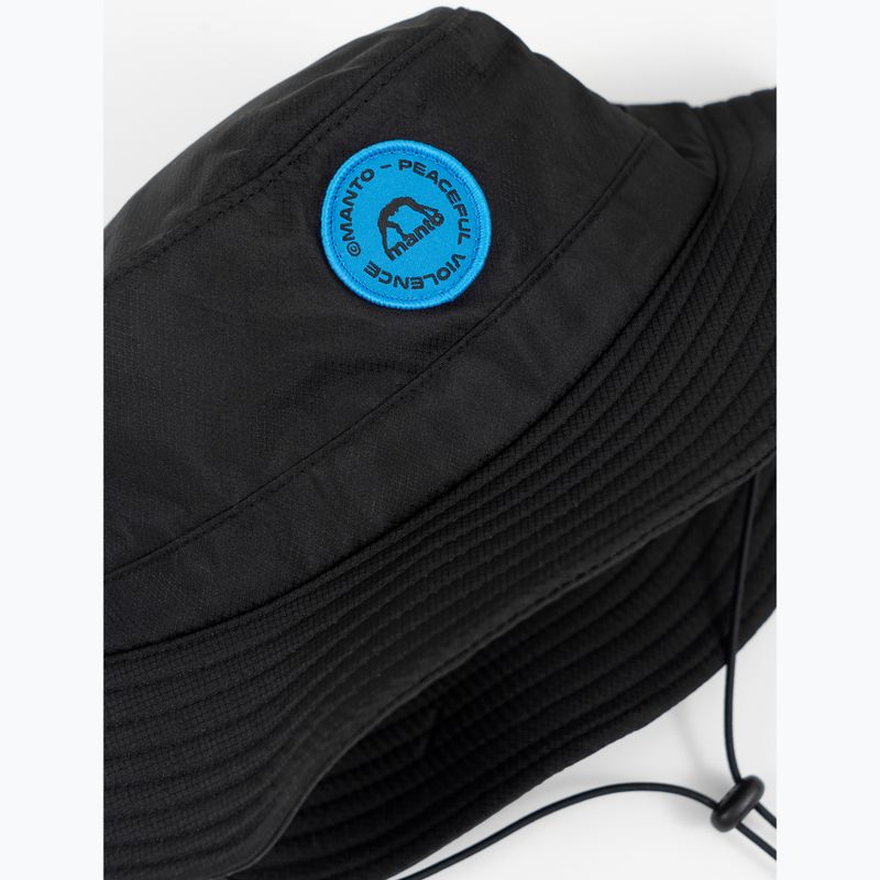 Vyriška skrybėlė MANTO Circle Bucket juoda 2