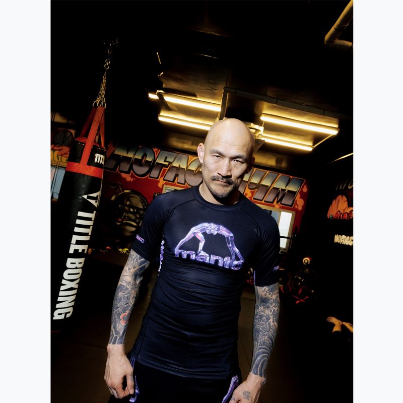 Marškinėliai MANTO Mirage Rashguard juodi 5