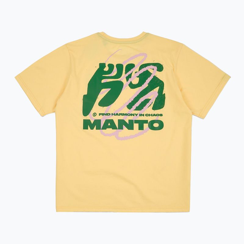 Moteriški marškinėliai MANTO Harmony Oversize geltoni 2