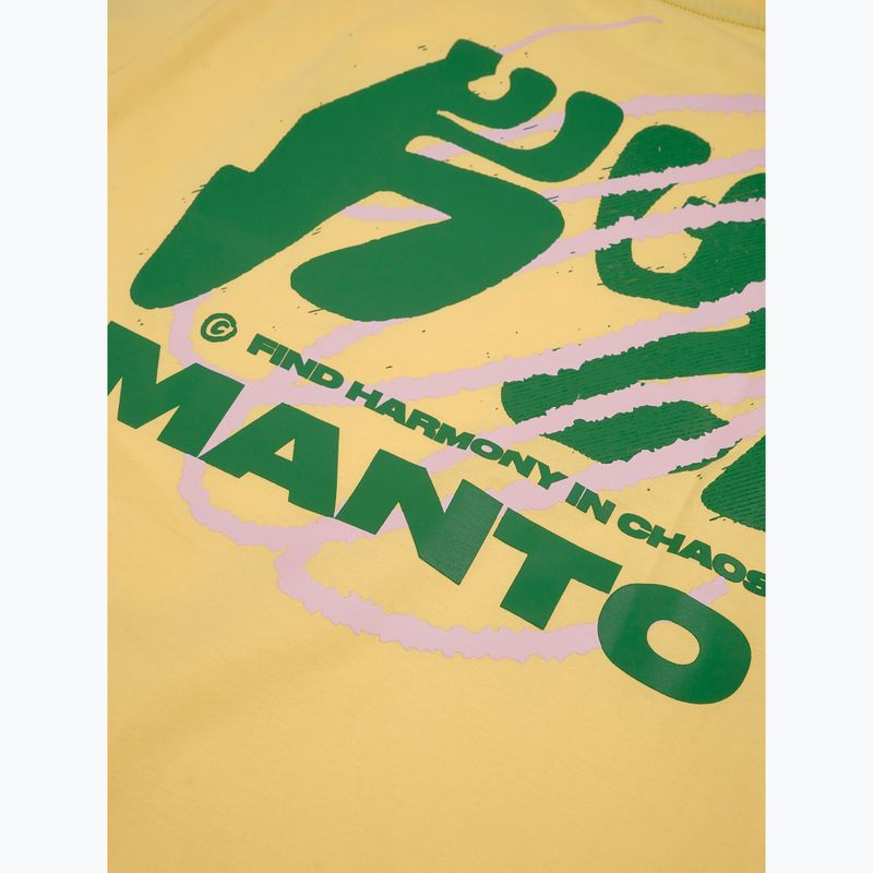 Moteriški marškinėliai MANTO Harmony Oversize geltoni 3