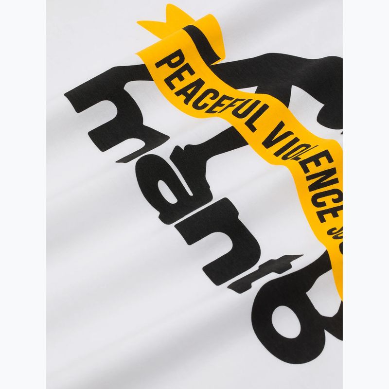 Vyriški marškinėliai MANTO Ribbon balta 4