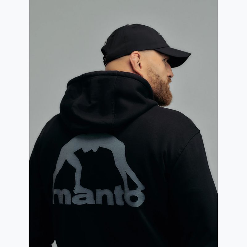 Vyriškas džemperis MANTO Peaceful Violence Hoody juodas 2