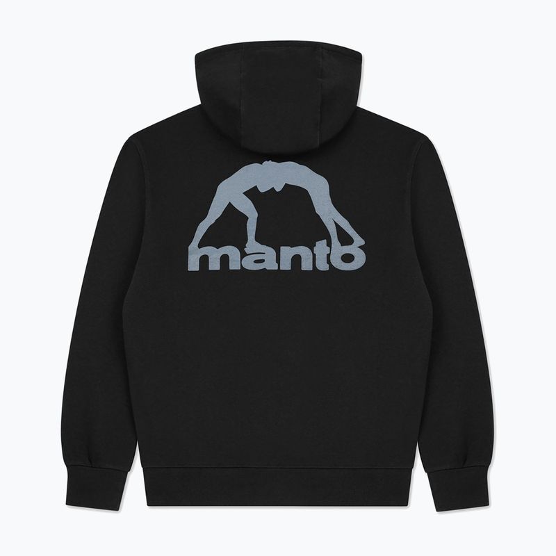 Vyriškas džemperis MANTO Peaceful Violence Hoody juodas 5