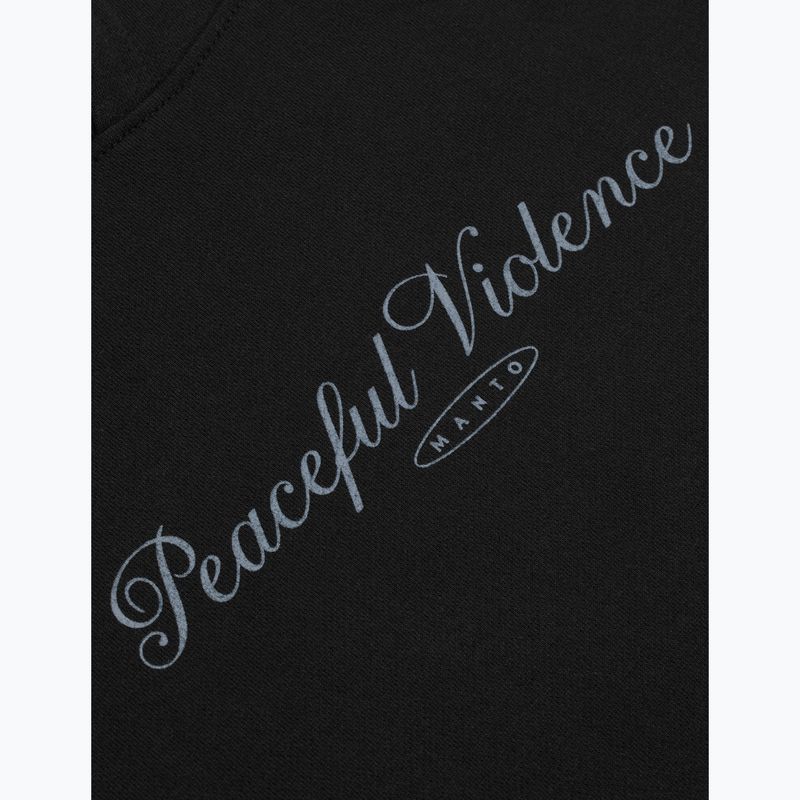 Vyriškas džemperis MANTO Peaceful Violence Hoody juodas 6