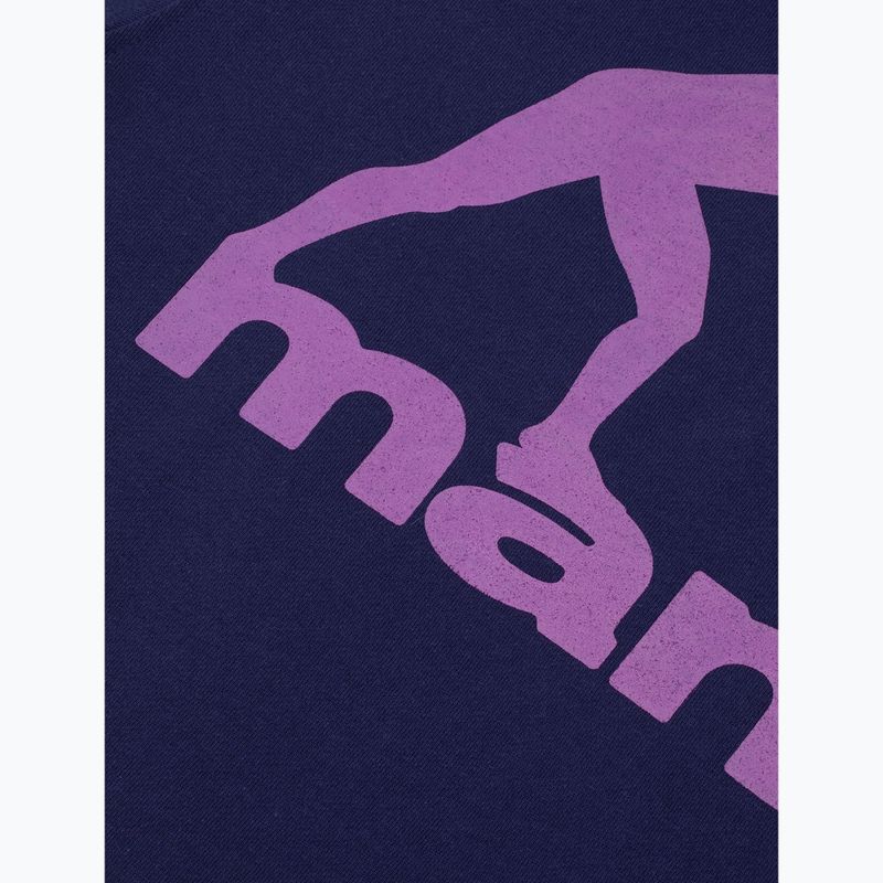 Vyriškas džemperis MANTO Peaceful Violence Hoody tamsiai mėlynas 8