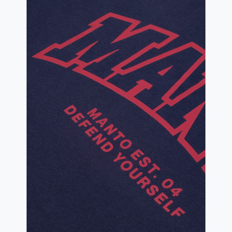 Vyriškas džemperis MANTO Varsity 26 Hoody tamsiai mėlynas 3