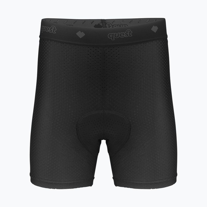 Vyriški uždarų patalpų dviračių šortai Quest Core Trailwear black S21/SPORTS-WEW-TRAILWEAR