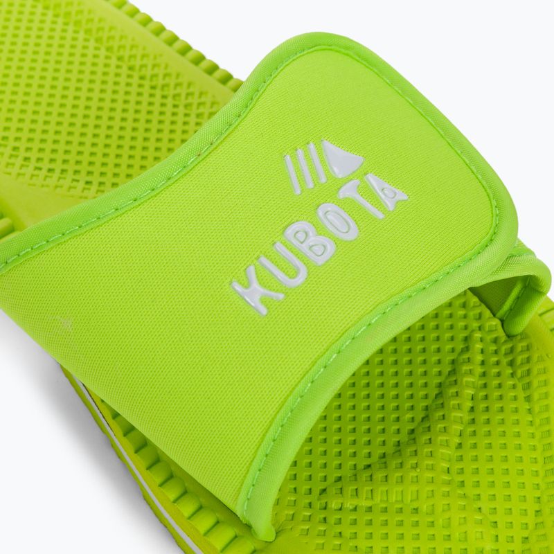 Kubota šlepetės su velcro užtrauktukais neoniškai žalios KKRZ13 7