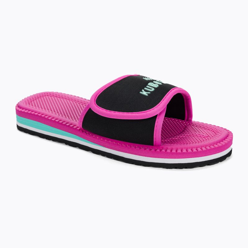 Kubota šlepetės su velcro užtrauktuku magenta KKRZ22
