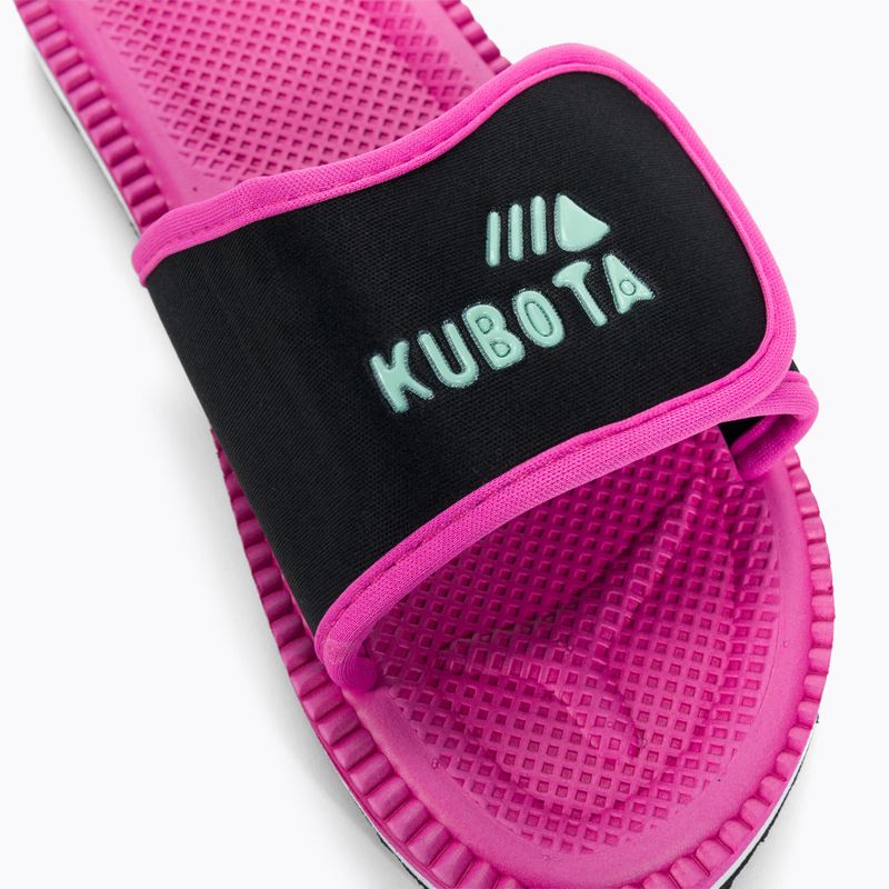 Kubota šlepetės su velcro užtrauktuku magenta KKRZ22 7