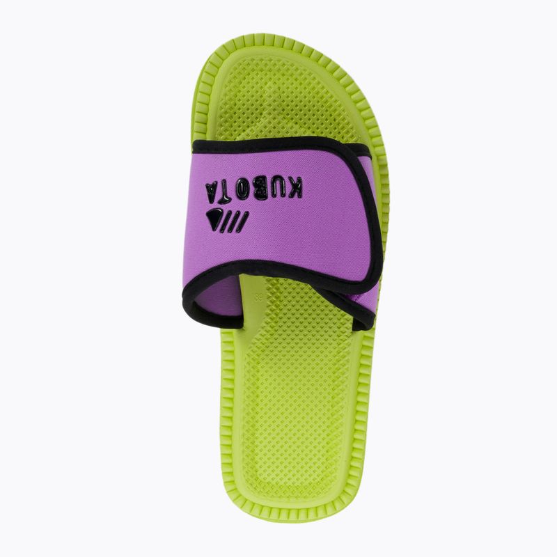 Kubota šlepetės su velcro lipnia violetine spalva KKRZ66 6