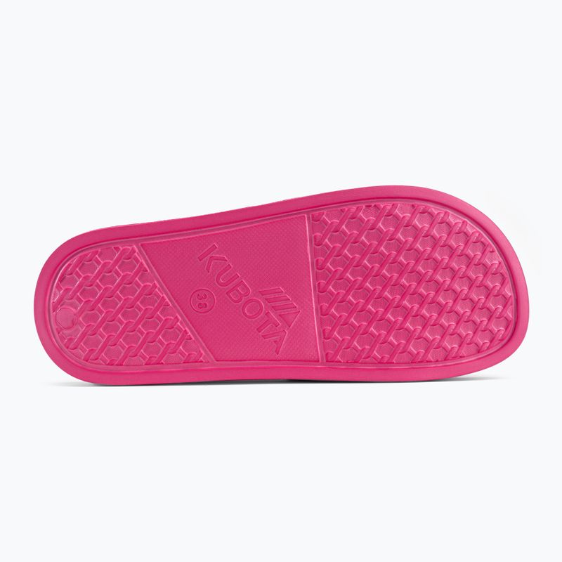 Moteriškos baseino šlepetės Kubota Basic pink KKBB12 5