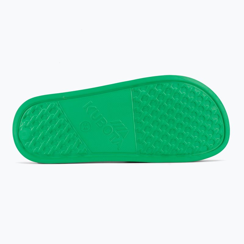 Kubota Basic Basic green moteriškos šlepetės 5