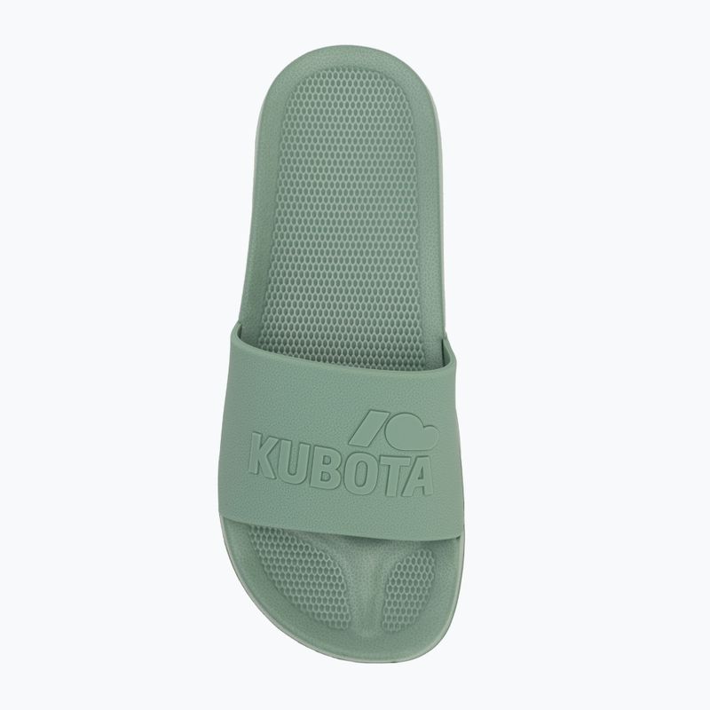 Moteriškos šlepetės Kubota Basic Plain pastelinės žalios 5