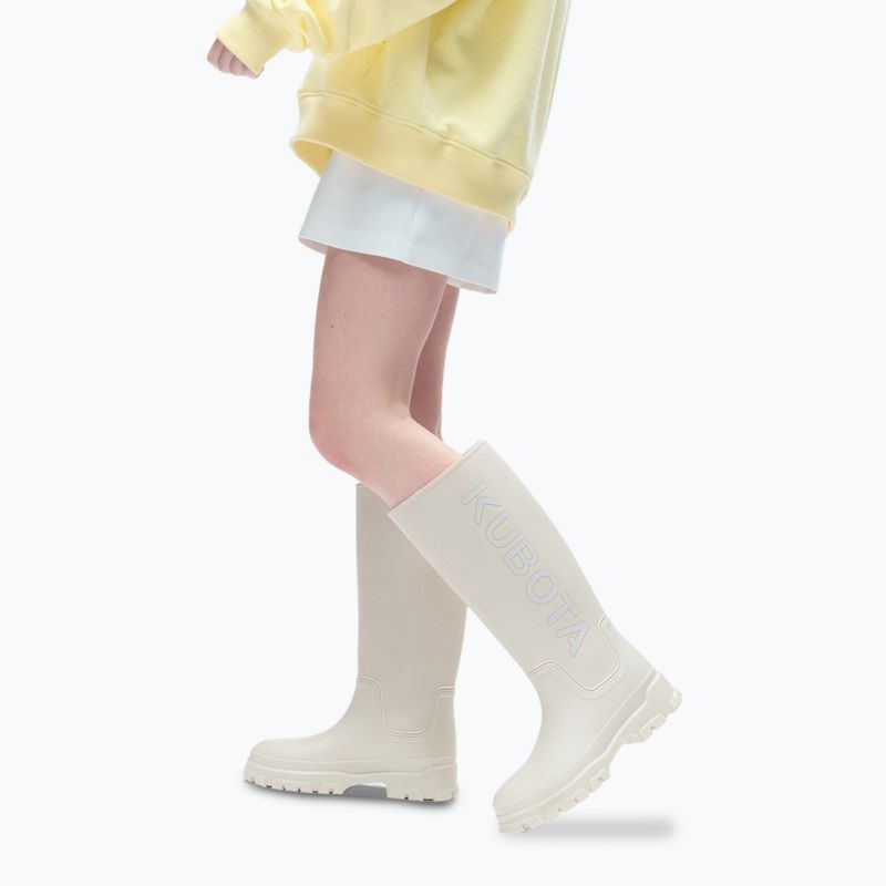 Moteriški lietaus batai Kubota KUBBKA smėlio spalvos 12