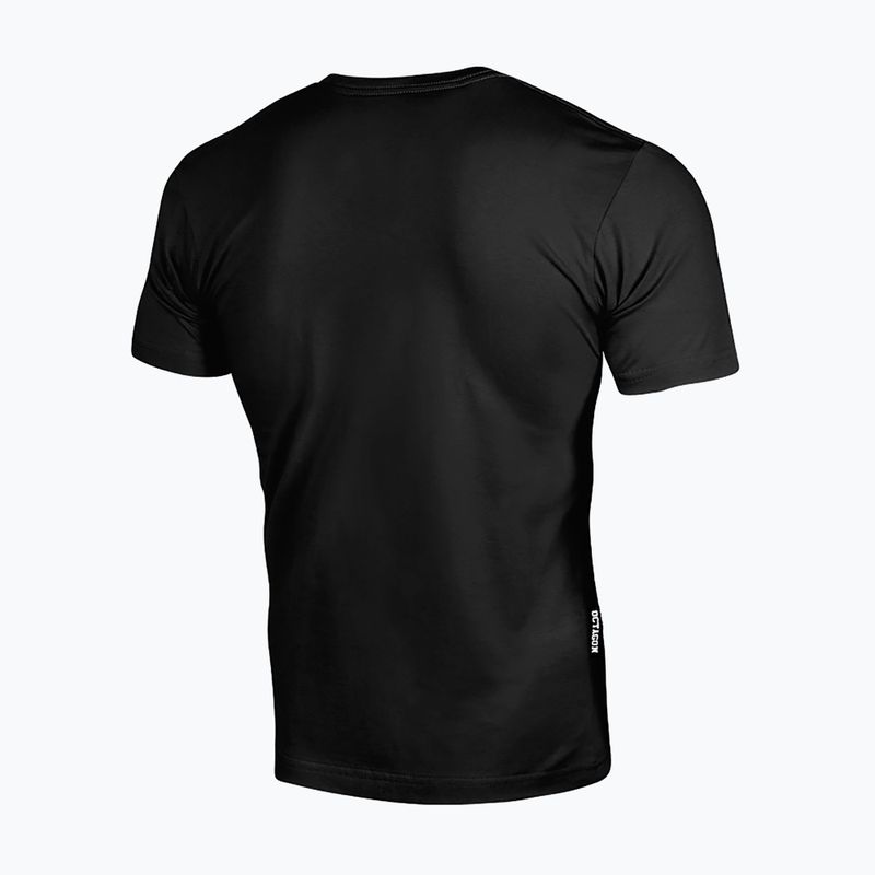 Vyriški marškinėliai Octagon Small Logo black/gold 2