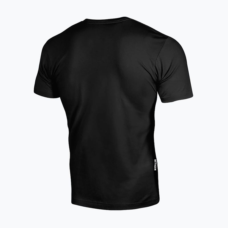 Vyriški marškinėliai Octagon Small Logo black/grey 2