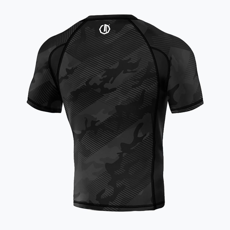 Vyriški marškinėliai Octagon Legion Premium black line camo 2
