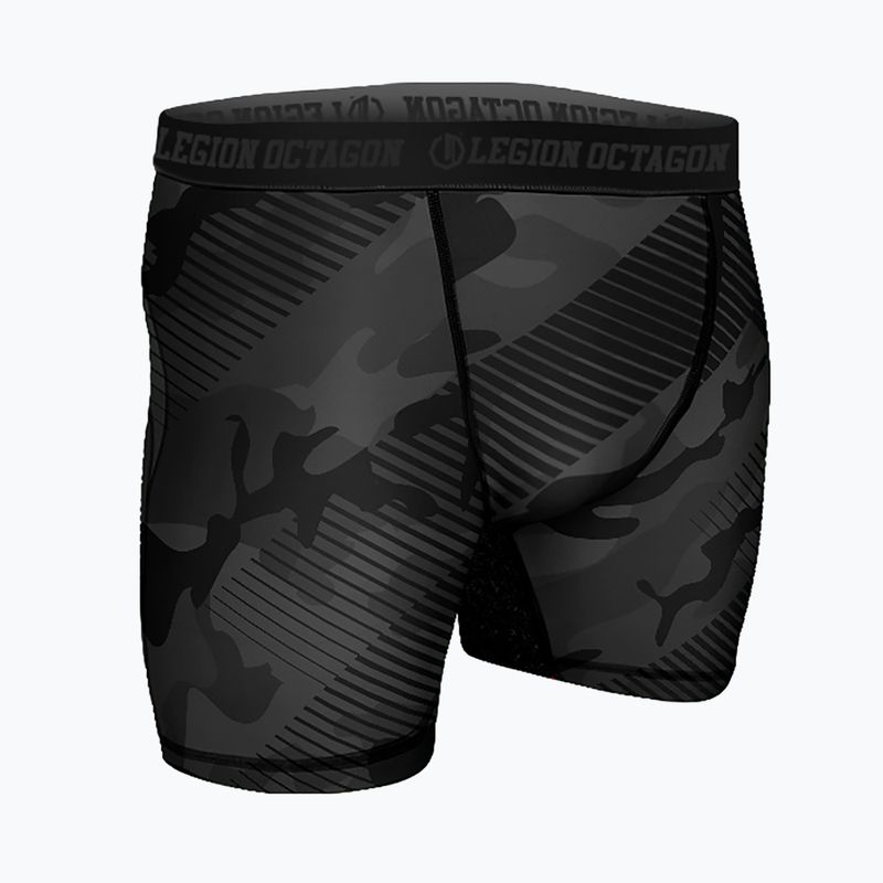 Vyriški treniruočių šortai Octagon Legion Line Camo juodi 3