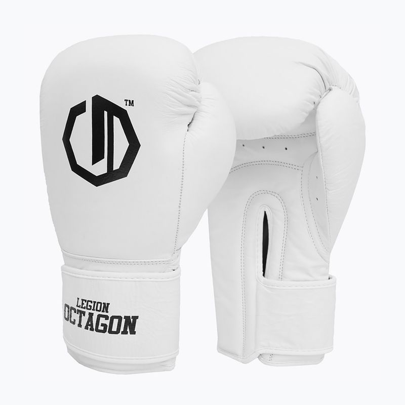 Bokso pirštinės Octagon Legion Authority white 2