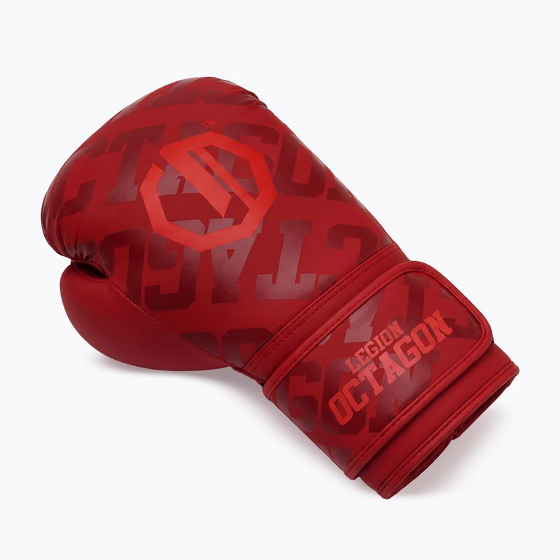 Bokso pirštinės Octagon Legion Eclipse red 3