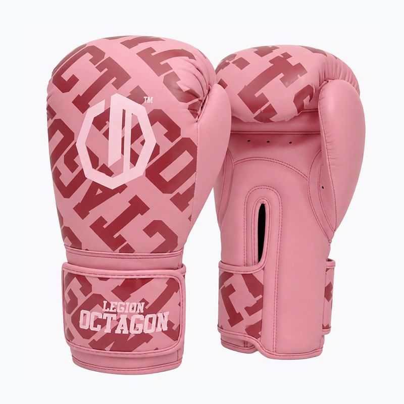 Bokso pirštinės Octagon Legion Eclipse pink 2