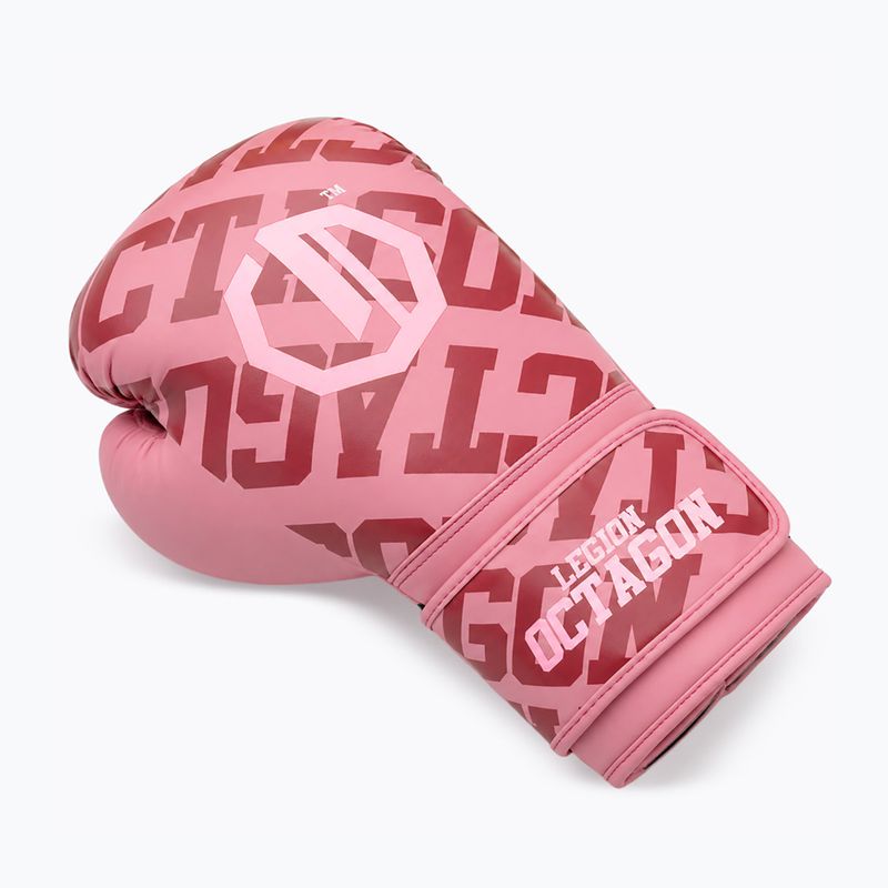 Bokso pirštinės Octagon Legion Eclipse pink 3