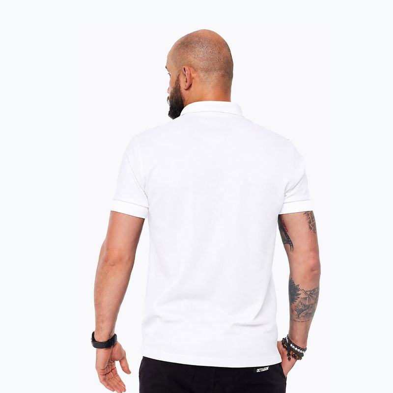 Vyriški polo marškinėliai Octagon Legion HFT Polo white 2