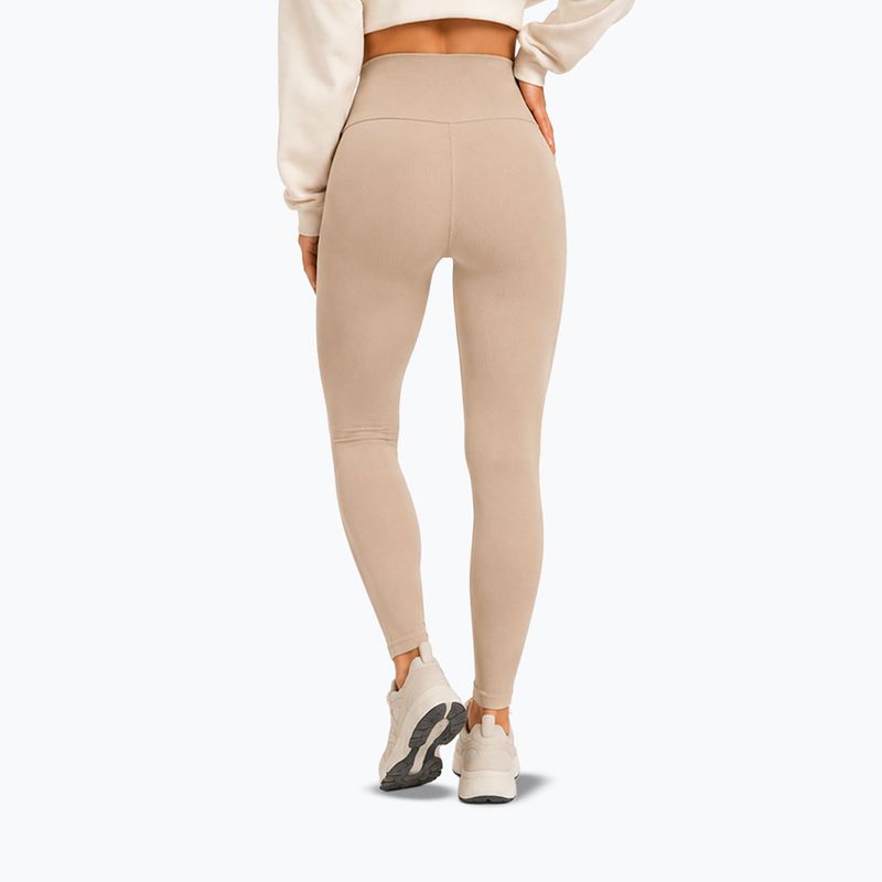 Moteriškos treniruočių tamprės Octagon Legion Ribber beige 3