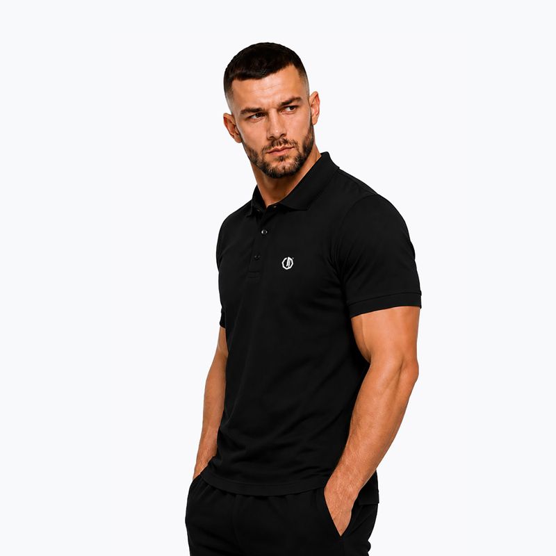 Vyriški polo marškinėliai Octagon Legion Small Logo 3D Polo black 3