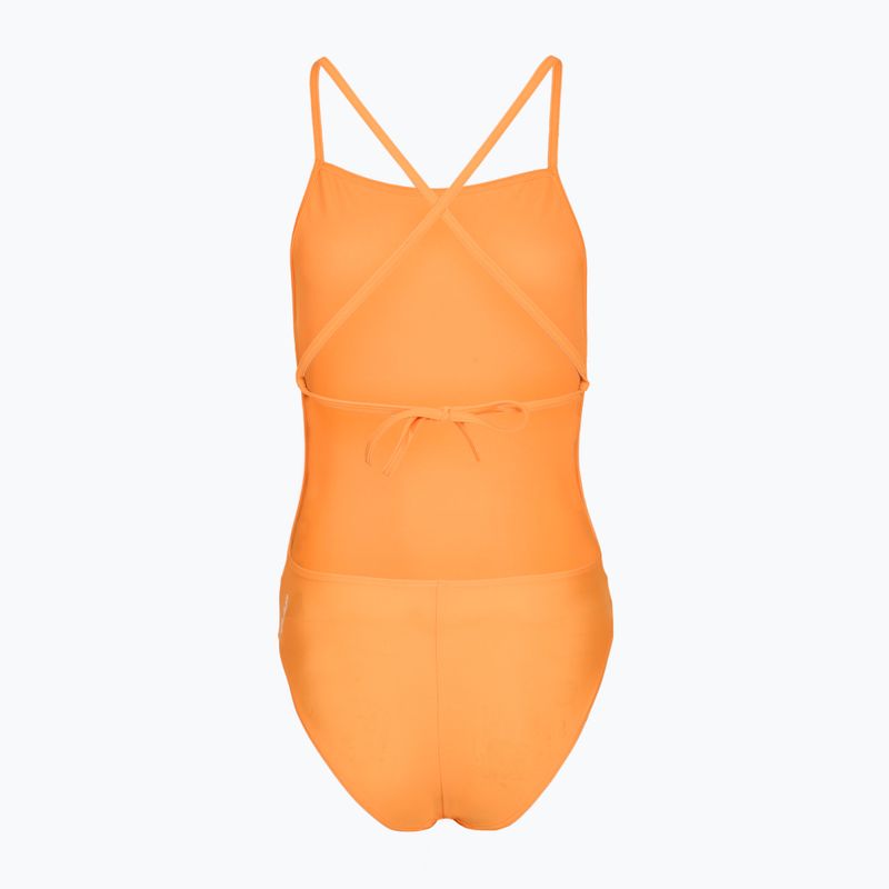 Moteriškas vientisas maudymosi kostiumėlis Clap Dwuwarstwowy Wiązany summer orange 2