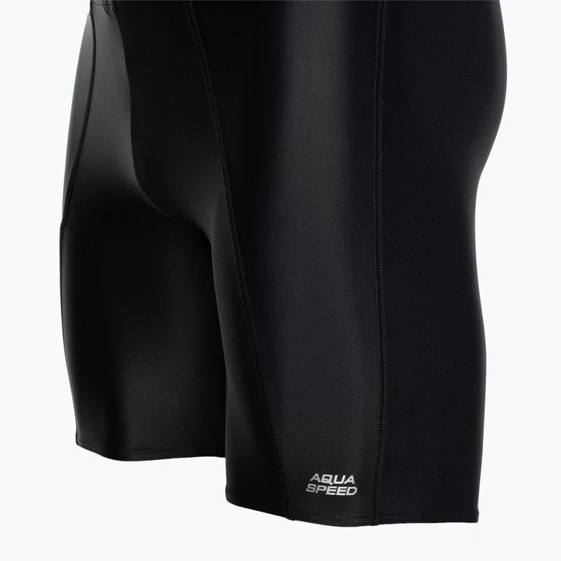 Vyriški maudymosi šortai AQUA-SPEED Long Jammer juodi 3