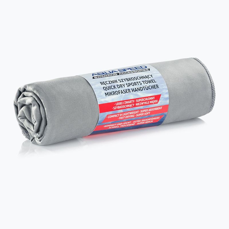 AQUA-SPEED Dry Flat greitai džiūstantis rankšluostis pilkos spalvos 2