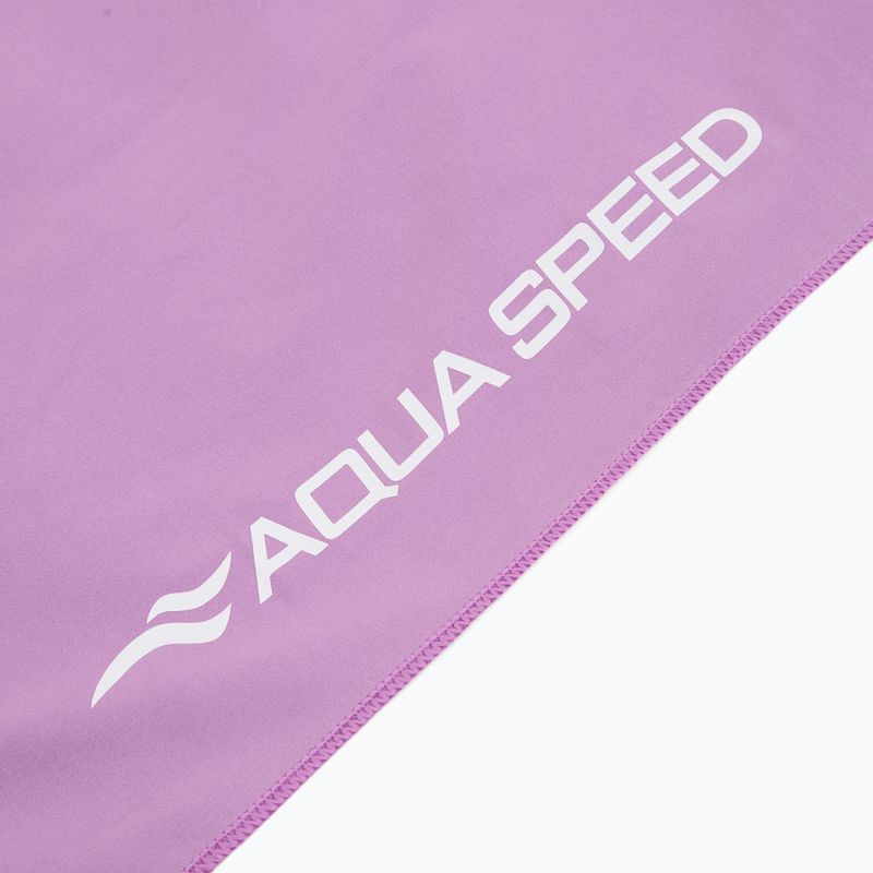 AQUA-SPEED Dry plokščias greitai džiūstantis rankšluostis 50 x 100 cm violetinės spalvos 2
