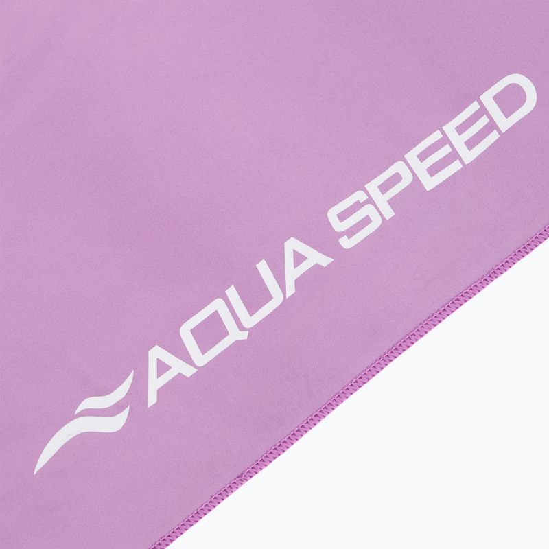 AQUA-SPEED Dry plokščias greitai džiūstantis rankšluostis 70 x 140 cm violetinės spalvos 2